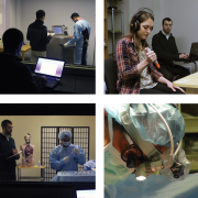 Picture: Grid of different images showing usability testing