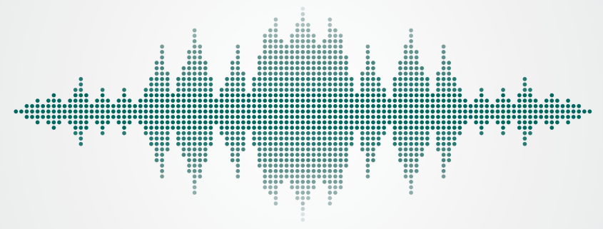 Illustration of audio waves