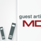 Illustration with the phrase "guest article" above MD+DI logo