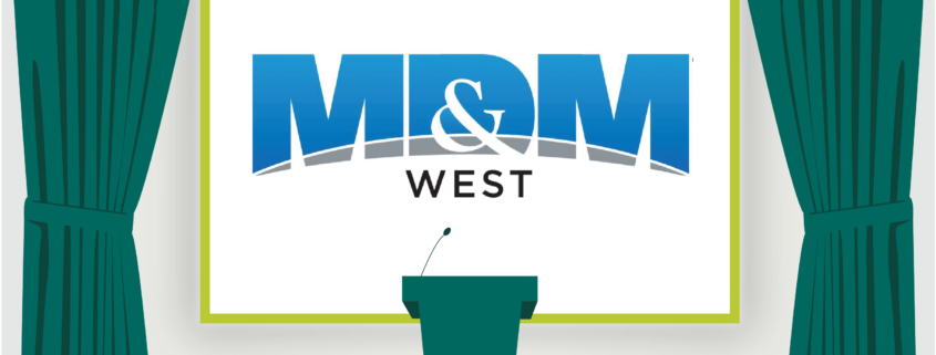 Illustration with MD&M West logo