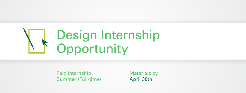 Design Internship details graphic